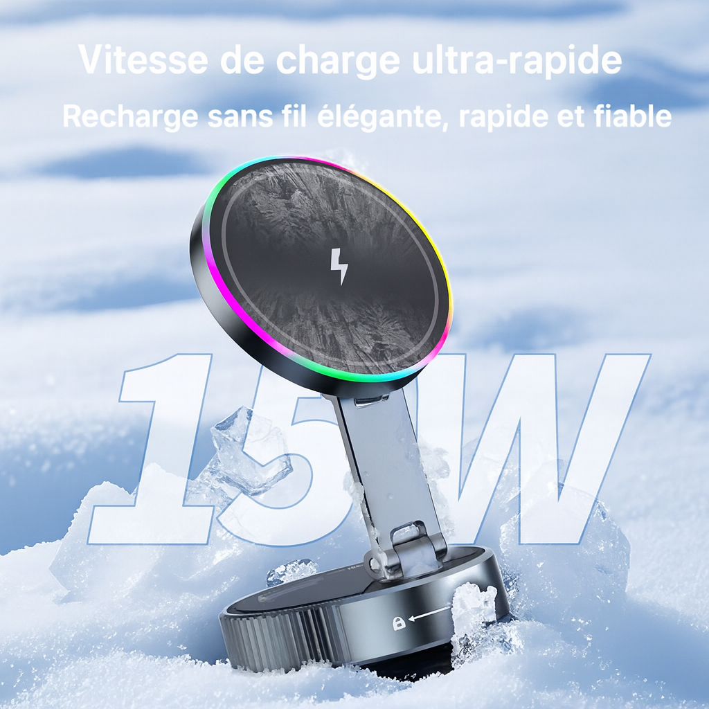 Mag360 Pro Support Téléphone Magnétique Premium